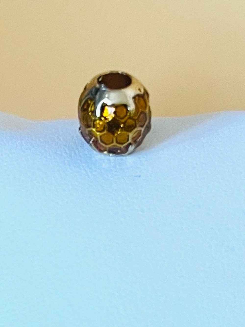 Gold plated honey 🍯 charm bee 🐝 Bead Accent
